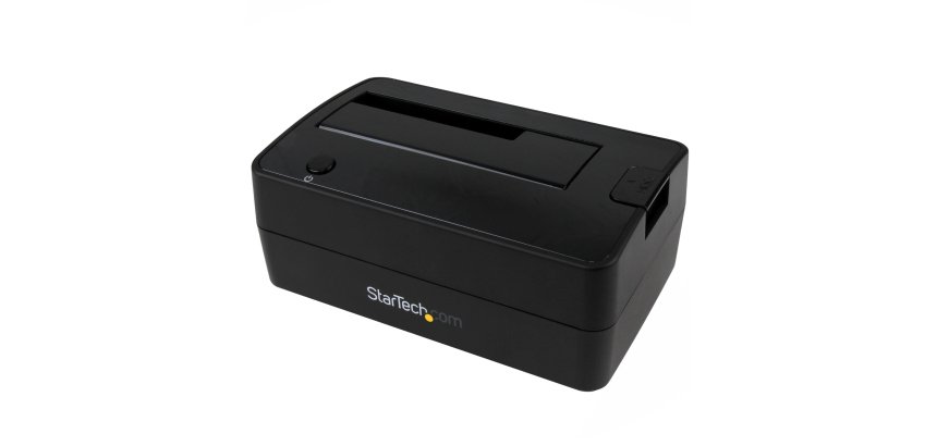 StarTech.com Station d'Accueil pour Disque Dur USB 3.1 à SATA à Baie Unique, Dock pour Disque Dur USB 3.1 (10 Gbps), Station d'Accueil pour HDD/SSD Externe 2.5/3.5" SATA III, Chargement par le Haut