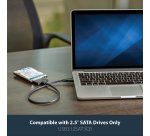 StarTech.com USB 3.1 to 2.5" SATA Hard Drive Adapter - USB 3.1 Gen 2 10Gbps with UASP External HDD/SSD Storage Converter