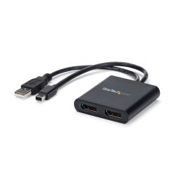 StarTech.com Splitter multi-écrans Mini DisplayPort vers 2x DisplayPort - Hub MST à 2 ports