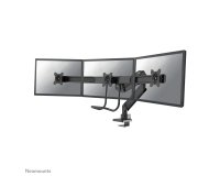 Neomounts NM-D775DX3BLACK Brazo de monitor 17-27" - resorte de gas - Topfix - Tope-a-180°