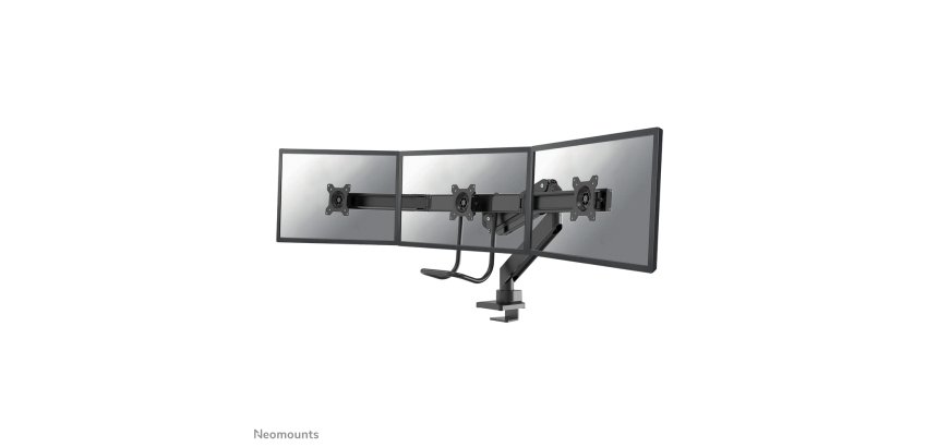 Neomounts NM-D775DX3BLACK Support d'écran à fixer 17-27" - ressort à gaz - Topfix - arrêt 180°