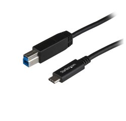StarTech.com Cable USB-C a USB-B de 1m - USB de 10Gbps - Cable para Datos - USB 3.2 Gen 2 - Cable de Transferencia de Datos USB Tipo C