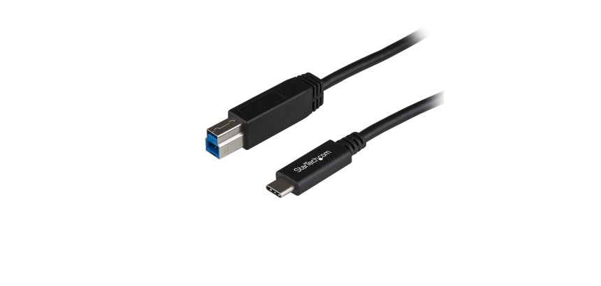 StarTech.com Cable USB-C a USB-B de 1m - USB de 10Gbps - Cable para Datos - USB 3.2 Gen 2 - Cable de Transferencia de Datos USB Tipo C