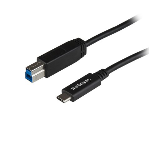 StarTech.com Câble USB-B vers USB-C de 1m, USB 5Gbps, Cordon de Données, USB 3.0, Câble de Transfert de Données USB-C