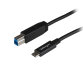 StarTech.com USB31CB1M USB-kabel 1 m USB 3.2 Gen 2 (3.1 Gen 2) USB C USB B Zwart