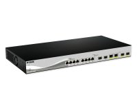 D-Link DXS-1210-12SC/E commutateur réseau Géré L2 10G Ethernet (100/1000/10000) 1U Noir, Argent