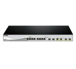 D-Link DXS-1210-12SC/E switch Gestionado L2 10G Ethernet (100/1000/10000) 1U Negro, Plata