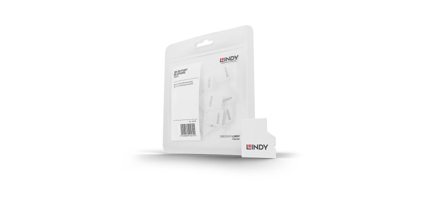 Lindy 40479 bloqueador de puerto SD card Blanco Acrilonitrilo butadieno estireno (ABS)