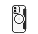 OtterBox React Folio MagSafe Series pour Apple iPhone 17, noir Crystal, transparente/noir