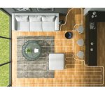 Hoover HG450HP 011 Blu, Metallico