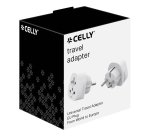 Celly TRAVELADAPTER power plug adapter Type F Universal White