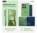 Motorola edge 60 con Moto AI (8/256GB, Fotocamera 50+50+10MP, selfie 50MP, Display 6.67" pOLED 120Hz, MediaTek Dimensity 24M, batteria 5200mAh, ricarica 68W, Android 15), PANTONE Shamrock
