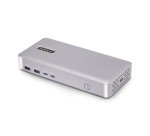 StarTech.com Station d'Accueil USB4 à 2 Écrans, Double HDMI 4K 120 Hz ou Simple HDMI 8K 60 Hz, Recharge de PC 100W, 2,5 GbE, Dock Multi-Écrans USB-C, Sans Pilote