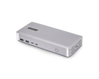 StarTech.com Docking Station USB4 - USB-C de 40Gbps - Vídeo Doble HDMI - Hasta 2x 4K 60Hz 4:4:4 (RGB) o 2x 4K 120Hz 4:2:2 - con Hub Ladrón 6x USB - 2,5GbE - PD 100W - Docking Station USB Tipo C