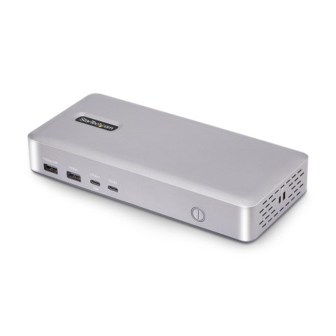 StarTech.com Docking Station USB4 - USB-C de 40Gbps - Vídeo Doble HDMI - Hasta 1x 8K 60Hz 4:4:4 (RGB) o 2x 4K 120Hz 4:2:2 - con Hub Ladrón 6x USB - 2,5GbE - PD 100W - Docking Station USB Tipo C