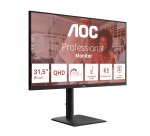 AOC E4 Q32E4U écran plat de PC 80 cm (31.5") 2560 x 1440 pixels Quad HD LED Noir