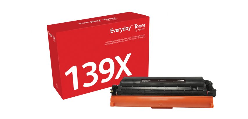 Toner Everyday™ Noir de Xerox compatible avec HP 139X (W1390X), Grande capacité