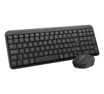 Logitech MK250 Compact Bluetooth Wireless Combo keyboard Mouse included Universal RF Wireless + Bluetooth Italian Graphite