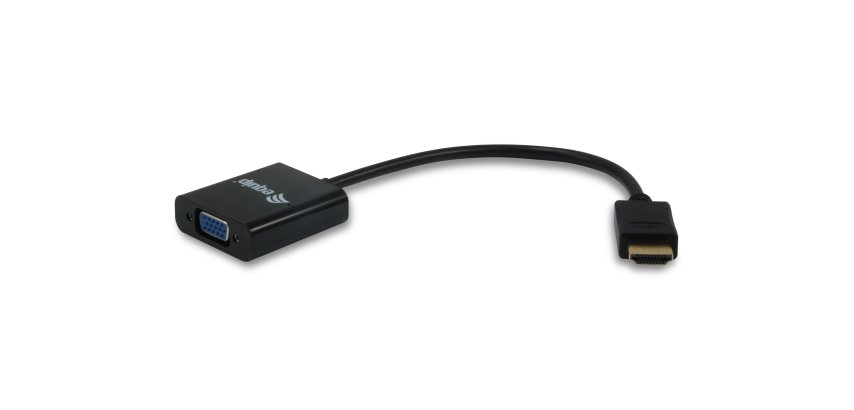 Equip 11903607 cavo e adattatore video HDMI tipo A (Standard) VGA (D-Sub) Nero