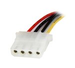 StarTech.com Cable de 30cm Adaptador de Alimentación SATA a LP4 - Hembra a Macho