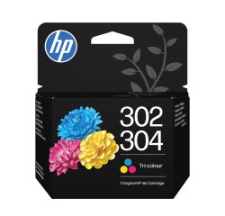 HP 302/304 Cartouche d’encre trois couleurs authentique