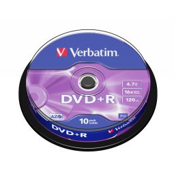 Verbatim DVD+R Matt Silver 4,7 Go 10 pièce(s)