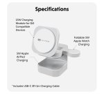 Targus HJ3320WHGL mobile device charger Headphones, Smartphone, Smartwatch White USB Wireless charging Fast charging Indoor