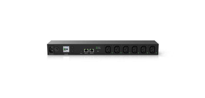 EnGenius ECP106-INT unità di distribuzione dell'energia (PDU) 6 presa(e) AC 1U Nero