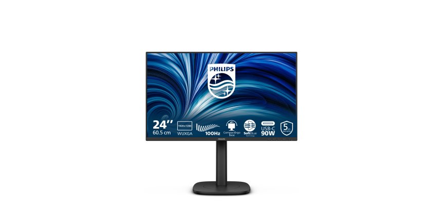 Philips 3000 series 24B2U3301D/00 écran plat de PC 61,2 cm (24.1") 1920 x 1200 pixels WUXGA LCD Noir