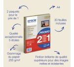 Epson Papier photo A4 brillant Premium 255 g/m2, 30 feuilles