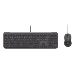 Logitech 920-013345 teclado Ratón incluido Hogar / Oficina USB QWERTY Español Grafito