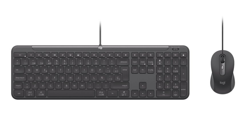 Logitech 920-013359 clavier Souris incluse maison/bureau USB AZERTY Graphite