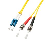 Lindy 2m LC/ST Cable de fibra óptica e InfiniBand Multicolor, Amarillo