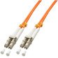 Lindy 46481 Cable de fibra óptica e InfiniBand 2 m LC Naranja