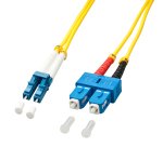 Lindy 47471 Cable de fibra óptica e InfiniBand 2 m LC SC Amarillo