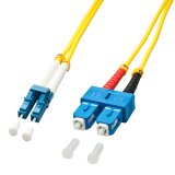 Lindy 47471 Cable de fibra óptica e InfiniBand 2 m LC SC Amarillo