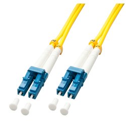 Lindy 47451 Cable de fibra óptica e InfiniBand 2 m LC Amarillo