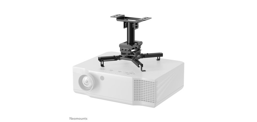 Neomounts CL25-530BL1 Support de plafond pour vidéoprojecteur - h25.5 cm - installation facile - orientable