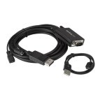 StarTech.com Câble adaptateur DisplayPort vers VGA de 3 m avec audio - M/M - 1920x1200 / 1080p