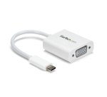 StarTech.com Adaptateur vidéo USB-C vers VGA - M/F - 1920x1200 / 1080p - Blanc