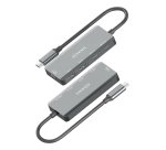 AISENS Hub USB 3.1 USB-C, USB-C/M-1xUSB-C PD 100W+1xUSB-C USB3.0/H+1xUSB-C USB2.0/H+2xUSB-A USB2.0/H, Gris, 15cm