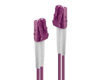 Lindy 46343 Cable de fibra óptica e InfiniBand 5 m LC Rosa