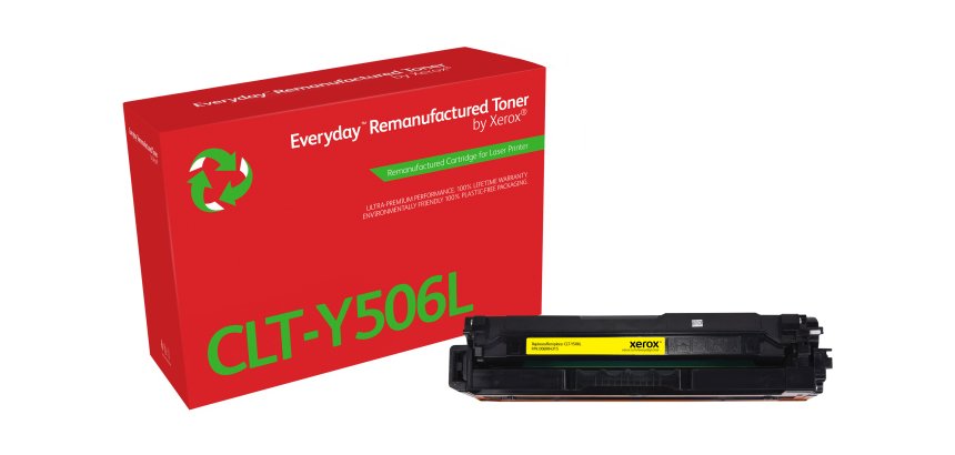 Toner remanufacturé Jaune Everyday™ de Xerox compatible avec Samsung CLT-Y506L, Grande capacité