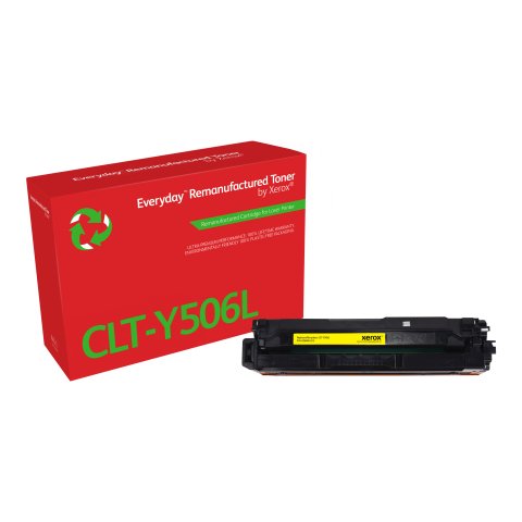 Tóner Everyday™ Amarillo remanufacturado de Xerox es compatible con Samsung CLT-Y506L, Capacidad alta