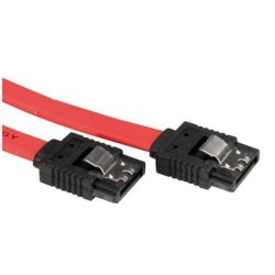 Nilox SATA - SATA, 0.5m SATA cable SATA 7-pin Black, Red