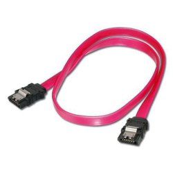 Nilox SATA - SATA, 1m SATA cable SATA 7-pin Red