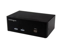 StarTech.com Switch KVM USB double VGA à 2 ports avec hub USB 2.0 à 2 ports