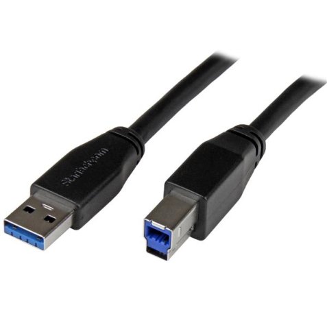 StarTech.com Active USB 3.0 USB-A to USB-B Cable - M/M - 5m (15ft)