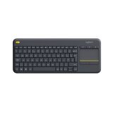 Logitech K400 Plus Tv clavier Maison RF sans fil QWERTY Anglais britannique Noir