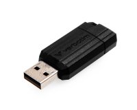 Verbatim Micro-clé USBPinStripe de 32 Go - noire